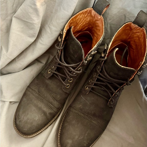 Portland Leather Boots by Patina in Chocolate Brown, 10 D - Picture 2 of 11